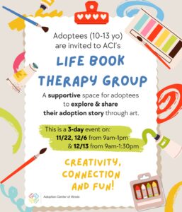 Adoptee Life Book Therapy Group